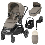Maxi-Cosi Adorra Luxe Pebble 360 Pro Travel System - Includes Pro Base