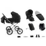 Babystyle Prestige 12 Piece Bundle - Classic Chrome Chassis