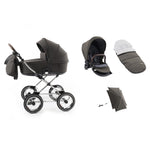 Babystyle Prestige Pram Bundle - Classic Chrome Chassis