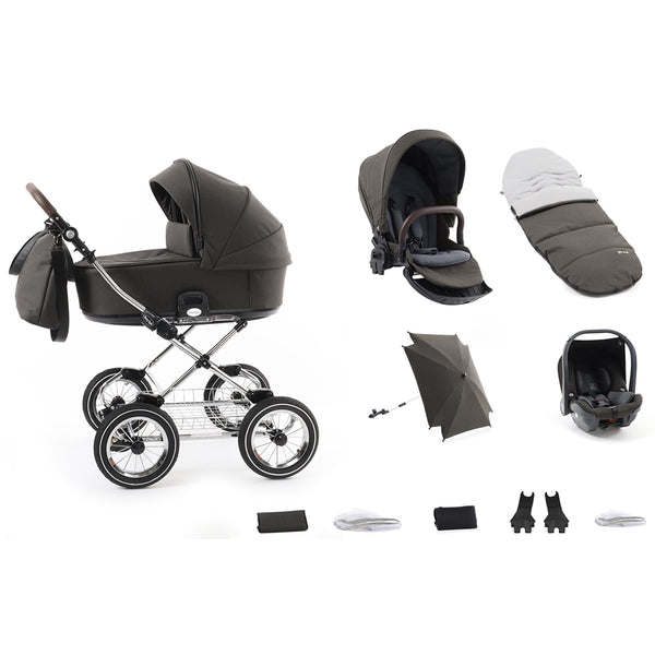 Babystyle Prestige 12 Piece Bundle - Classic Chrome Chassis