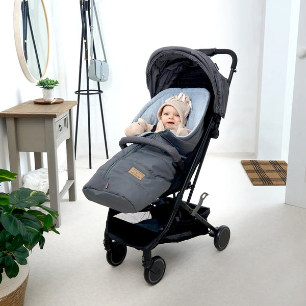 Clair De Lune Cocoon Pushchair Footmuff With Fur