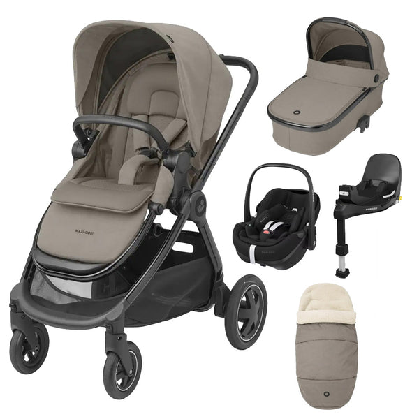 Maxi-Cosi Adorra Luxe Pebble 360 Pro Travel System - Includes Pro Base