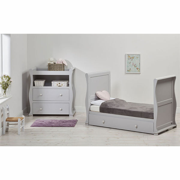 East Coast Alaska Sleigh Cot Bed with Drawer