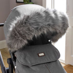 Clair De Lune Universal Pushchair Faux Fur Hood Accessory