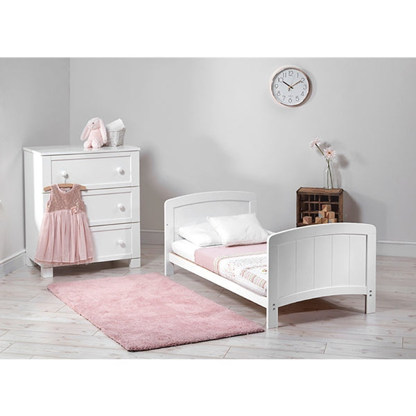 East Coast Venice Cot Bed White