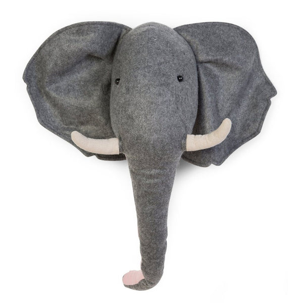 Cuddle Co Felt Elephant Head Wall Decor