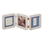 Baby Art My Baby Touch Rounded Double Frame - Copper / White