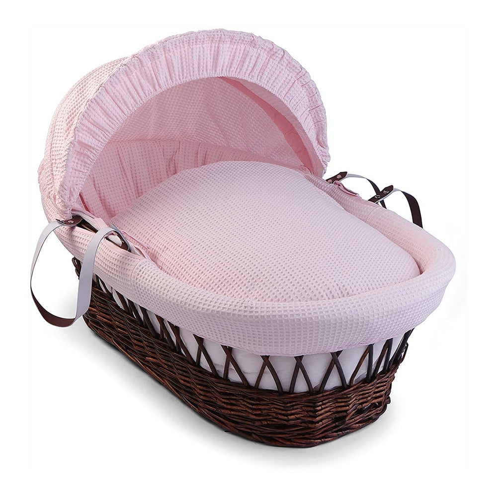 Moses basket cover and hood set top