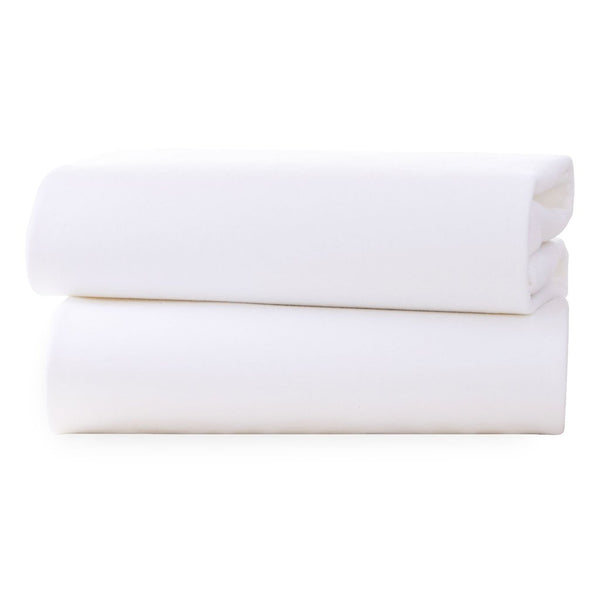 Clair de Lune 2 Pack Fitted Cotton Sheets - Moses Basket