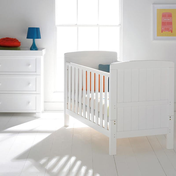 East Coast Austin Cot Bed - White