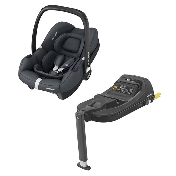 Maxi-Cosi CabrioFix i-Size Car Seat Bundle - Essential Black