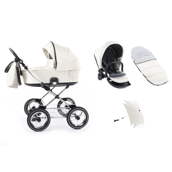 Babystyle Prestige Pram Bundle - Classic Chrome Chassis