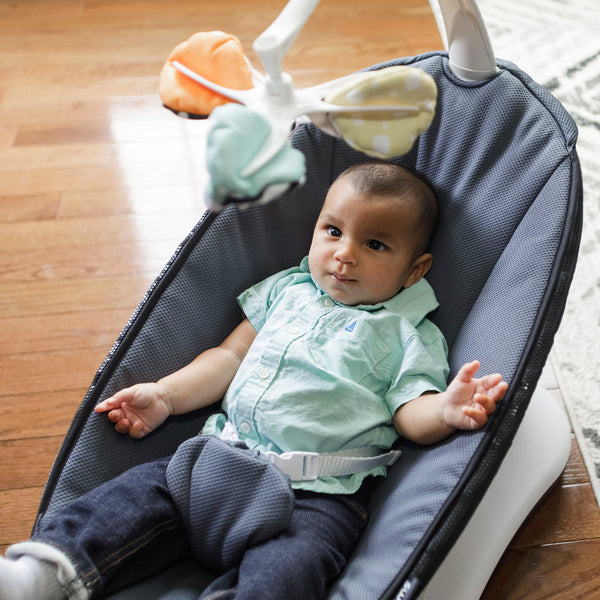 4Moms RockaRoo Baby Rocker - Classic Grey